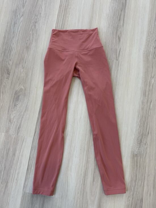 Lululemon Pants - Lululemon Align Pant II High Rise 25" Cool Womens Size 2 Rustic Coral